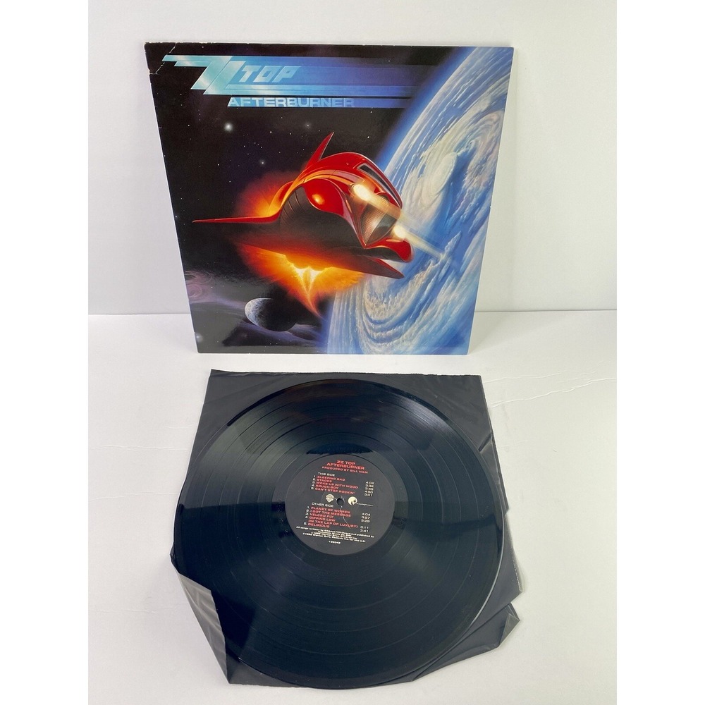 ZZ Top Afterburner Warner Bros. Records 25342-1E 33 RPM vinyl